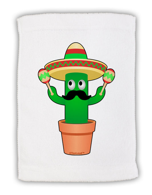 Fiesta Cactus Micro Terry Sport Towel 15 X 22 inches by TooLoud-Sport Towel-TooLoud-White-Davson Sales