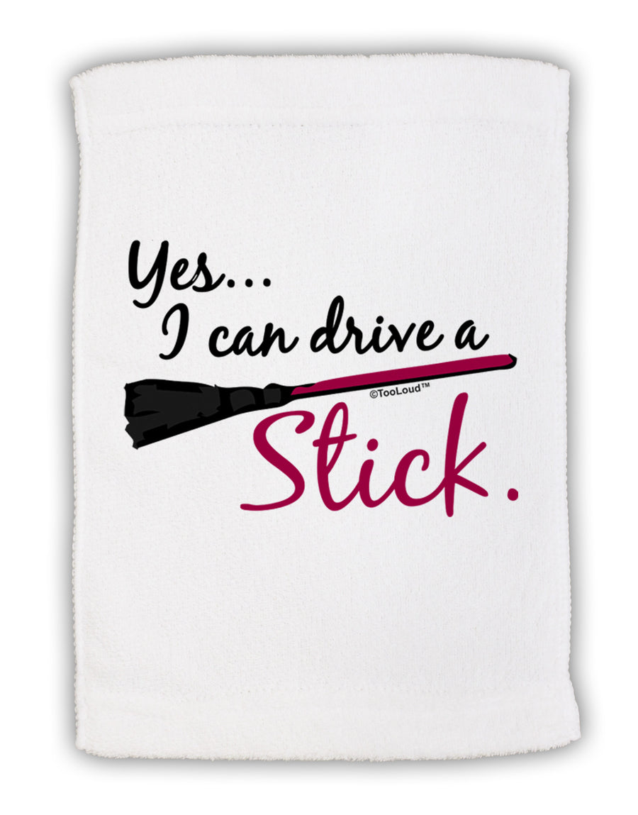 Drive Stick Pink Micro Terry Sport Towel 11 x 18 inches-TooLoud-White-Davson Sales