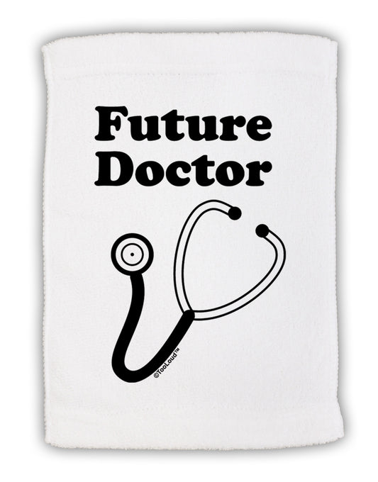 Future Doctor Micro Terry Sport Towel 11 x 18 inches-TooLoud-White-Davson Sales