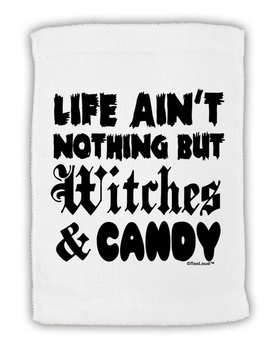 Witches and Candy Micro Terry Sport Towel 11 x 18 inches-TooLoud-White-Davson Sales