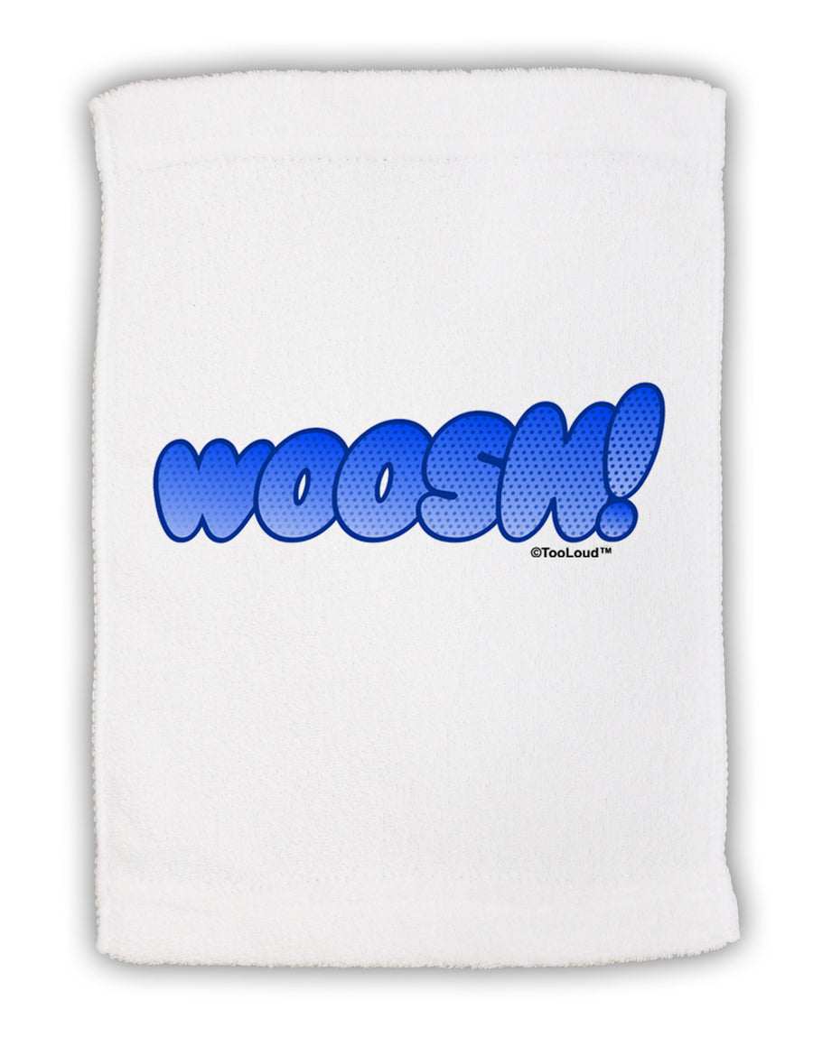 Onomatopoeia WOOSH Micro Terry Sport Towel 11 x 18 inches-TooLoud-White-Davson Sales