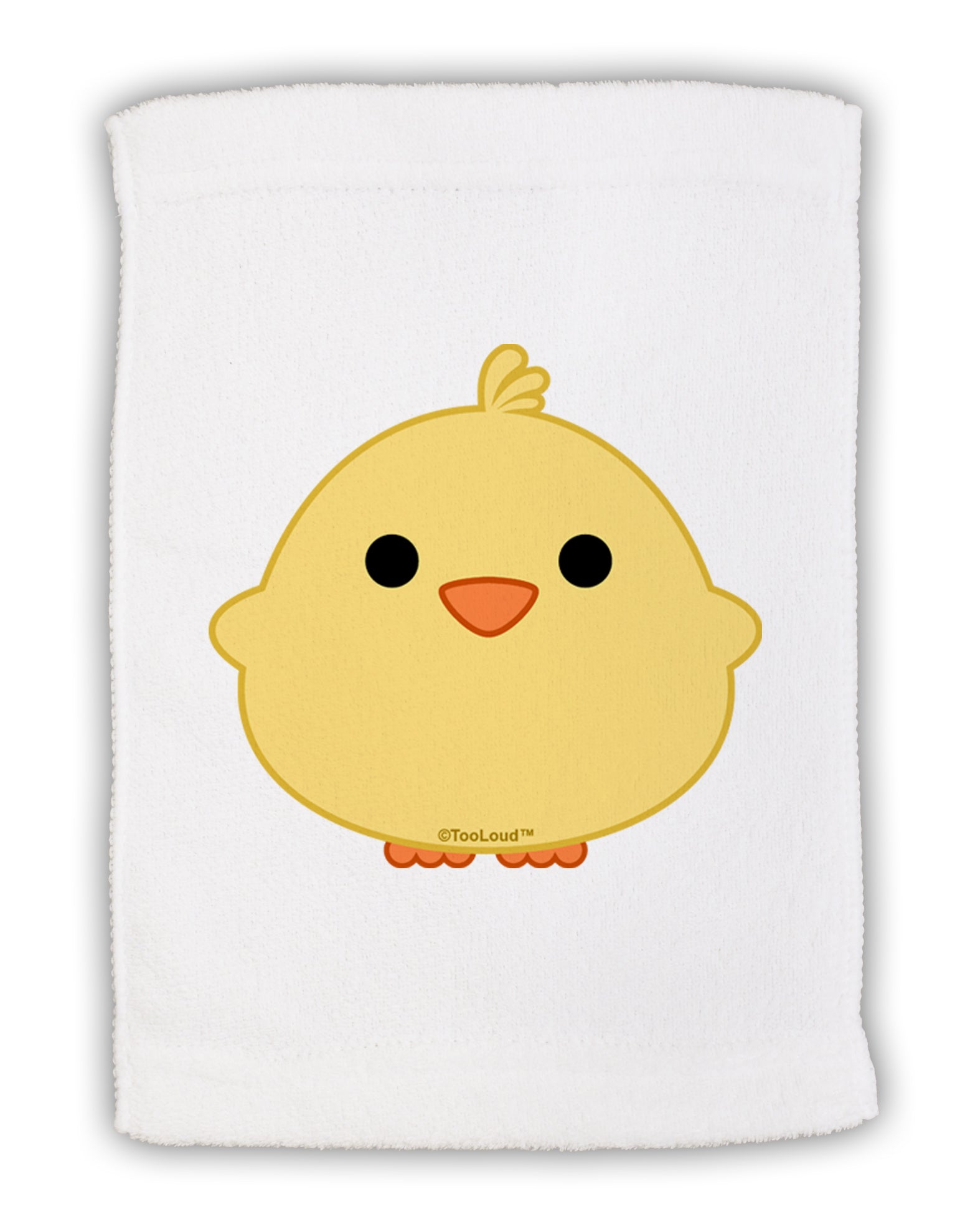 Cute Little Chick - Yellow Micro Terry Sport Towel 11 x 18 Inch by TooLoud-Sport Towel-TooLoud-White-Davson Sales
