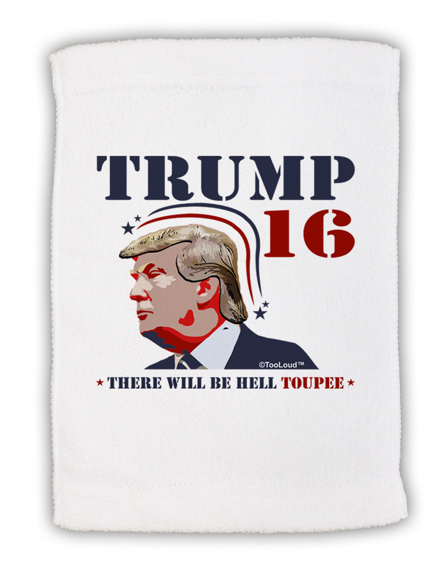 Trump - Hell Toupee Micro Terry Sport Towel 11 x 18 inches-Sport Towel-TooLoud-White-Davson Sales