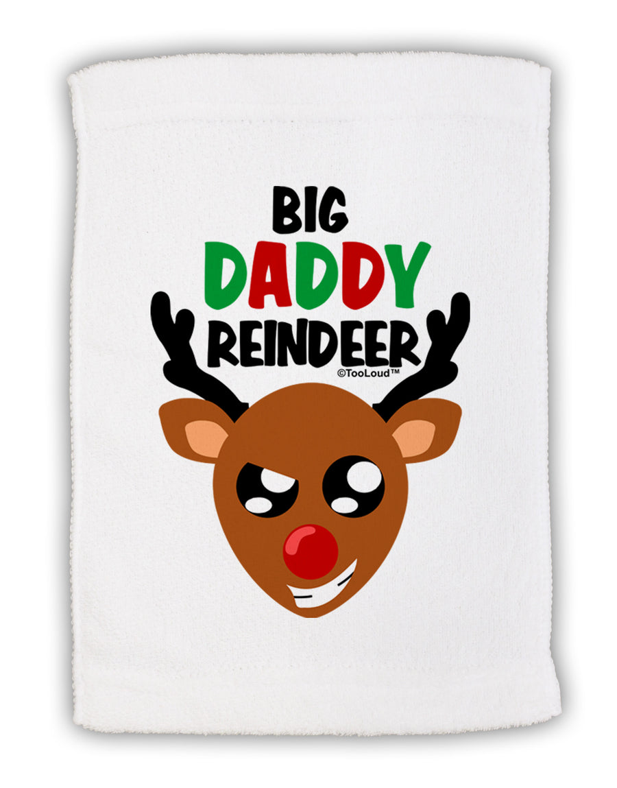 Big Daddy Reindeer Matching Deer Micro Terry Sport Towel 11 x 18 inches-Sport Towel-TooLoud-White-Davson Sales