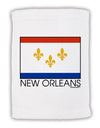 New Orleans Louisiana Flag Text Micro Terry Sport Towel 11 x 18 inches-TooLoud-White-Davson Sales
