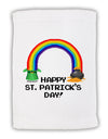 Pixel Pot of Gold St Patrick Text Micro Terry Sport Towel 11 x 18 inches-TooLoud-White-Davson Sales