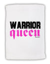 TooLoud Warrior Queen Pink Script Micro Terry Sport Towel 11 x 18 inches-TooLoud-White-Davson Sales