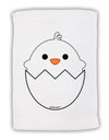 Cute Hatching Chick - White Micro Terry Sport Towel 11 x 18 Inch by TooLoud-Sport Towel-TooLoud-White-Davson Sales