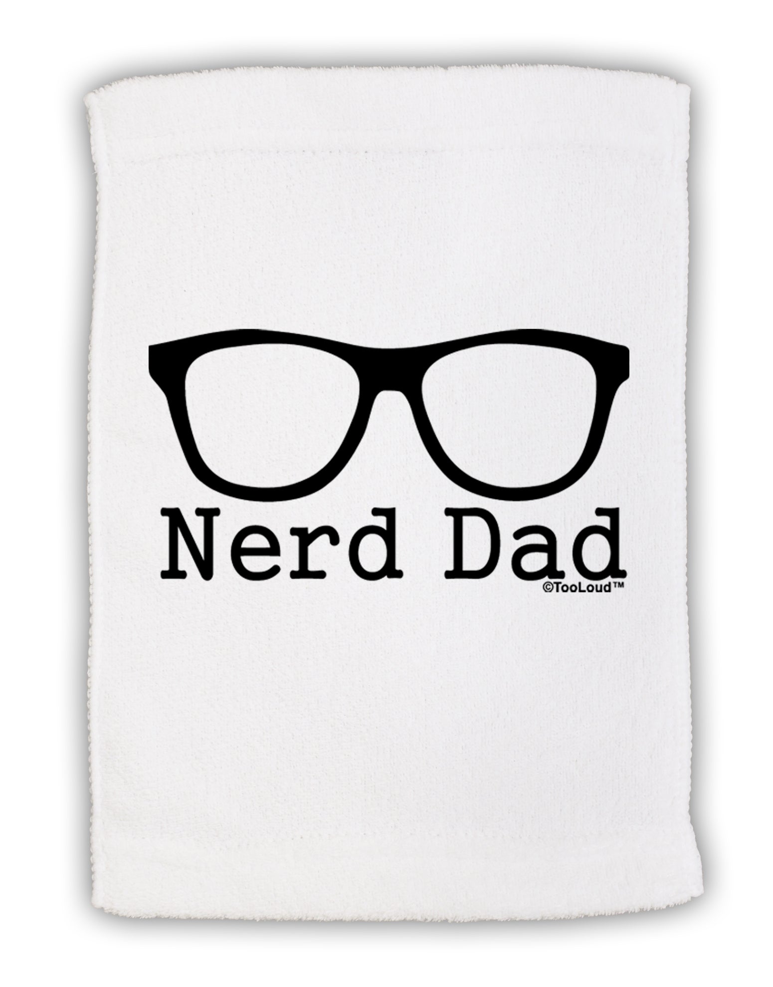 Nerd Dad - Glasses Micro Terry Sport Towel 15 X 22 inches by TooLoud-Sport Towel-TooLoud-White-Davson Sales