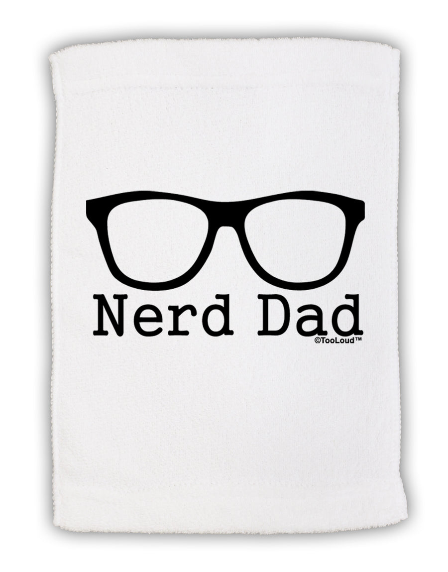 Nerd Dad - Glasses Micro Terry Sport Towel 15 X 22 inches by TooLoud-Sport Towel-TooLoud-White-Davson Sales