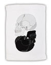 White And Black Inverted Skulls Micro Terry Sport Towel 15 X 22 inches by TooLoud-Sport Towel-TooLoud-White-Davson Sales