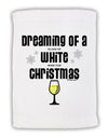 White Wine For Christmas Micro Terry Sport Towel 11 x 18 inches-TooLoud-White-Davson Sales