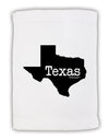 Texas - United States Shape Micro Terry Sport Towel 11 x 18 Inch by TooLoud-Sport Towel-TooLoud-White-Davson Sales