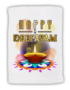 Happy Deepavali - Rangoli and Diya Micro Terry Sport Towel 15 X 22 inches by TooLoud-Sport Towel-TooLoud-White-Davson Sales