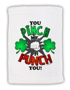 TooLoud You Pinch Me I Punch You Micro Terry Sport Towel 11 x 18 inches-TooLoud-White-Davson Sales