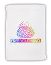 Free Your Mind Micro Terry Sport Towel 11 x 18 inches-TooLoud-White-Davson Sales