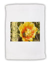 Bee Cactus with Text Micro Terry Sport Towel 11 x 18 inches-TooLoud-White-Davson Sales