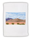 Pixel Landscape - Desert Micro Terry Sport Towel 11 x 18 inches-TooLoud-White-Davson Sales