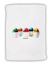 Kawaii Easter Eggs - No Text Micro Terry Sport Towel 11 x 18 Inch by TooLoud-Sport Towel-TooLoud-White-Davson Sales