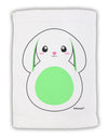 Cute Bunny with Floppy Ears - Green Micro Terry Sport Towel 11 x 18 Inch by TooLoud-Sport Towel-TooLoud-White-Davson Sales