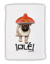 Pug Dog with Pink Sombrero - Ole Micro Terry Sport Towel 11 x 18 Inch by TooLoud-Sport Towel-TooLoud-White-Davson Sales