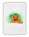 Squirrel Monkey Watercolor Micro Terry Sport Towel 11 x 18 inches-TooLoud-White-Davson Sales