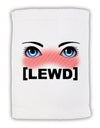 Blushing Anime Eyes Lewd Micro Terry Sport Towel 15 X 22 inches by TooLoud-Sport Towel-TooLoud-White-Davson Sales