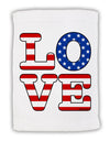 American Love Design Micro Terry Sport Towel 15 X 22 inches by TooLoud-Sport Towel-TooLoud-White-Davson Sales