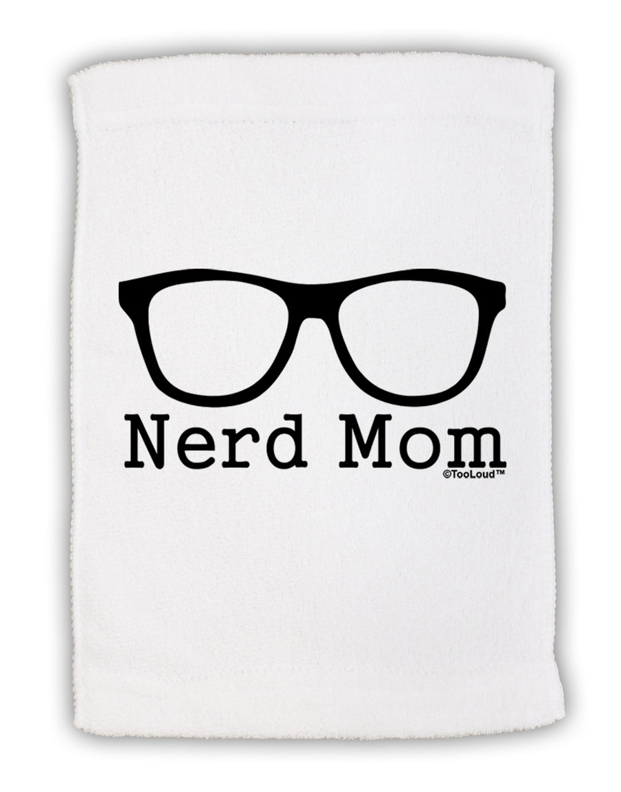 Nerd Mom - Glasses Micro Terry Sport Towel 15 X 22 inches by TooLoud-Sport Towel-TooLoud-White-Davson Sales