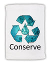 Water Conservation Text Micro Terry Sport Towel 15 X 22 inches by TooLoud-Sport Towel-TooLoud-White-Davson Sales