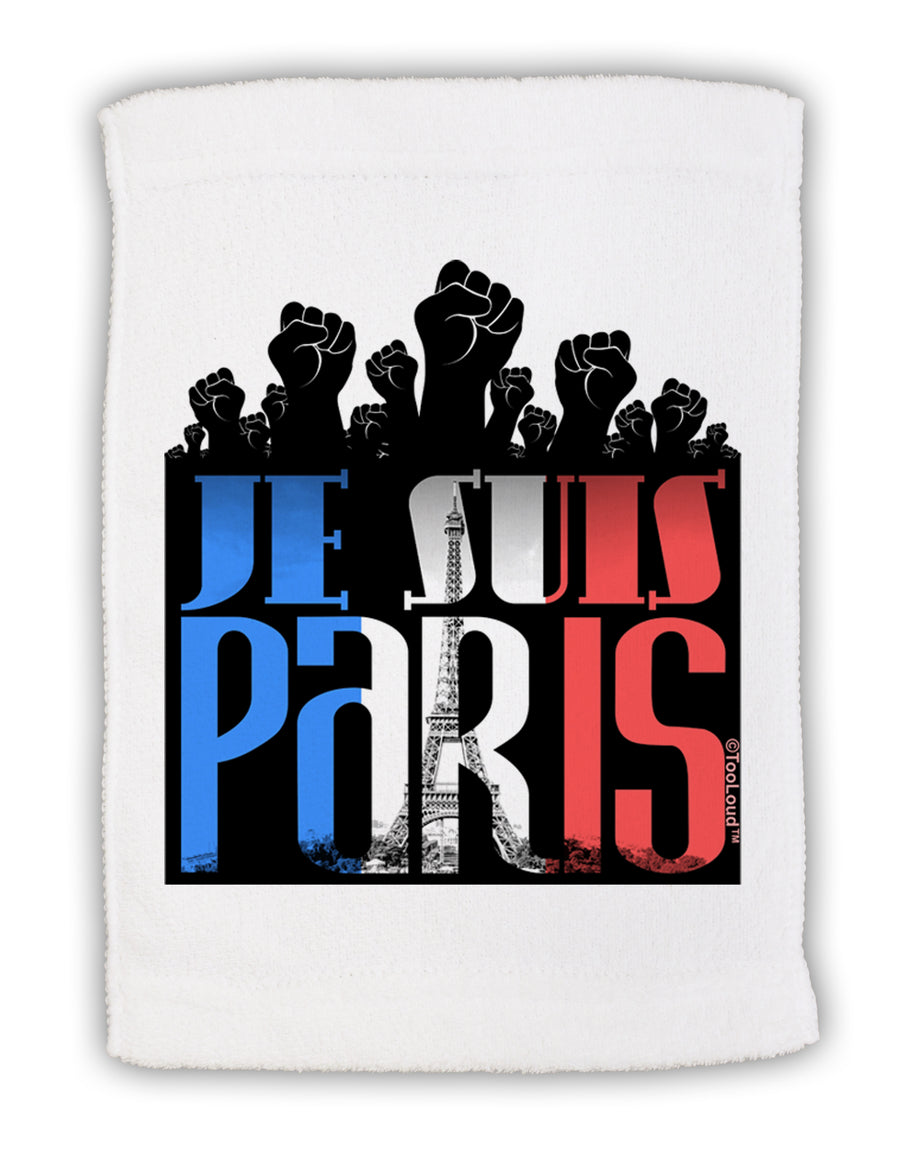 Je Suis Paris - Strong Micro Terry Sport Towel 15 X 22 inches by TooLoud-Sport Towel-TooLoud-White-Davson Sales