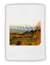 Colorado Postcard Gentle Sunrise Micro Terry Sport Towel 15 X 22 inches by TooLoud