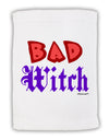 Bad Witch Color Red Micro Terry Sport Towel 11 x 18 inches-TooLoud-White-Davson Sales