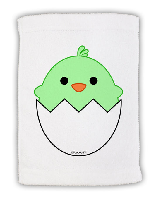 Cute Hatching Chick - Green Micro Terry Sport Towel 11 x 18 Inch by TooLoud-Sport Towel-TooLoud-White-Davson Sales