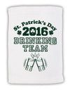 St Patricks Day Drinking Team Micro Terry Sport Towel 11 x 18 inches-Sport Towel-TooLoud-White-Davson Sales