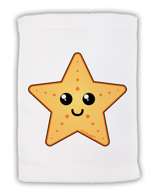 Cute Starfish Micro Terry Sport Towel 15 X 22 inches by TooLoud-Sport Towel-TooLoud-White-Davson Sales