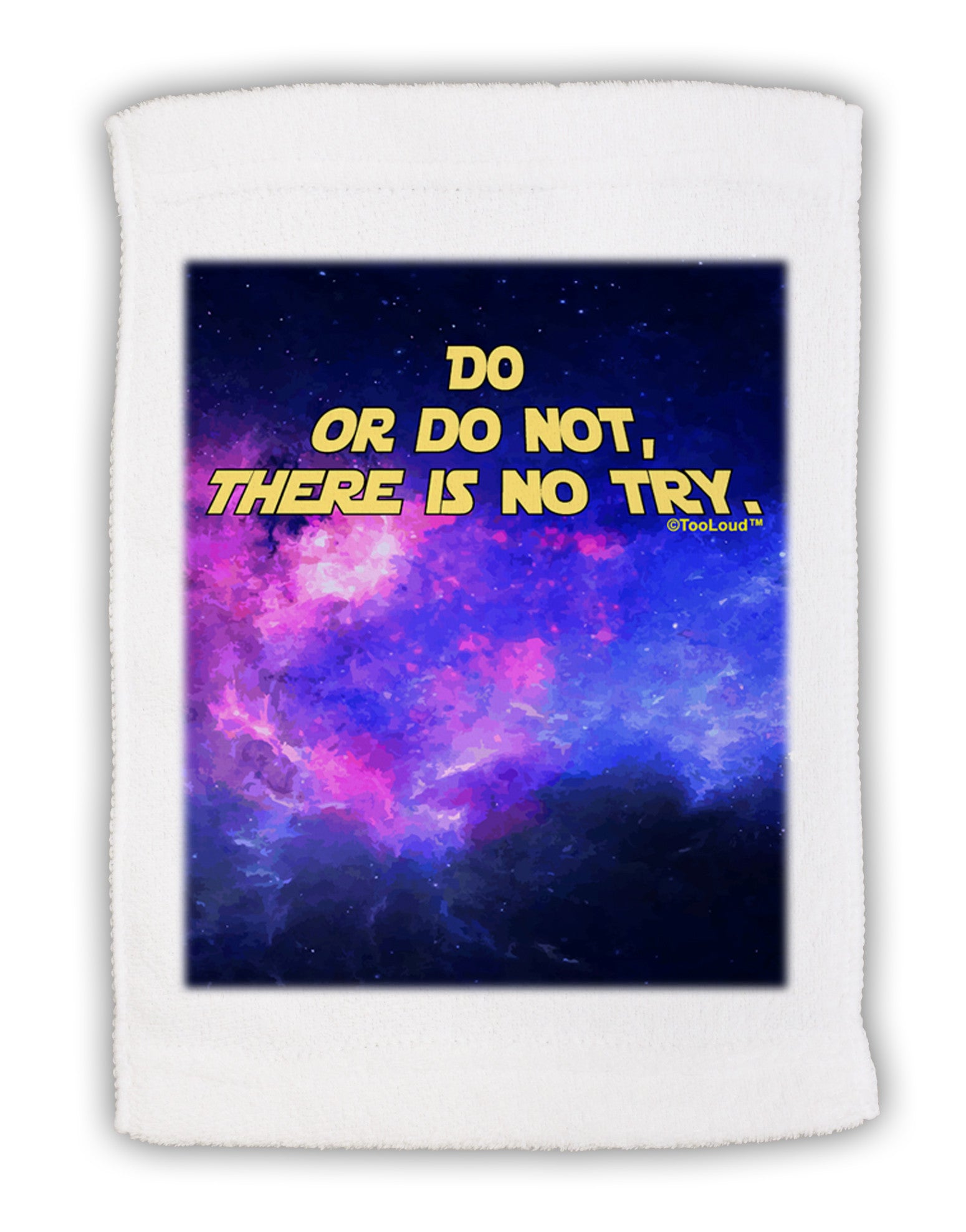 Do or Do Not Micro Terry Sport Towel 11 x 18 inches-TooLoud-White-Davson Sales