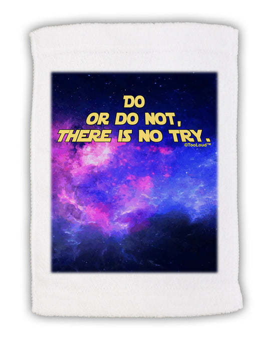 Do or Do Not Micro Terry Sport Towel 11 x 18 inches-TooLoud-White-Davson Sales
