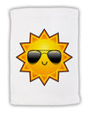 Sun With Sunglasses Micro Terry Sport Towel 15 X 22 inches by TooLoud-Sport Towel-TooLoud-White-Davson Sales