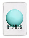 Planet Uranus Text Micro Terry Sport Towel 15 X 22 inches by TooLoud-Sport Towel-TooLoud-White-Davson Sales