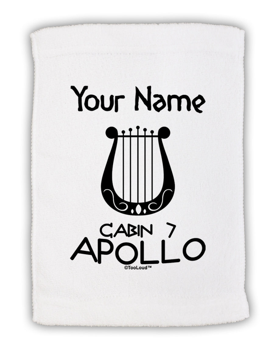 Personalized Cabin 7 Apollo Micro Terry Sport Towel 11 x 18 inches-TooLoud-White-Davson Sales