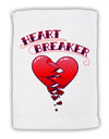 Heart Breaker Cute Micro Terry Sport Towel 15 X 22 inches by TooLoud-Sport Towel-TooLoud-White-Davson Sales