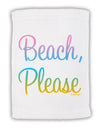 Beach Please - Summer Colors Micro Terry Sport Towel 15 X 22 inches-Sport Towel-TooLoud-White-Davson Sales