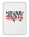 House Saved My Life Micro Terry Sport Towel 11 x 18 inches-TooLoud-White-Davson Sales