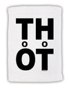 THOT Too Hot Micro Terry Sport Towel 11 x 18 inches-TooLoud-White-Davson Sales