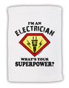 Electrician - Superpower Micro Terry Sport Towel 11 x 18 inches-TooLoud-White-Davson Sales