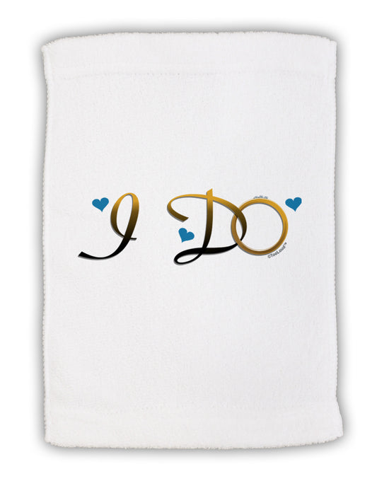 I Do - Groom Micro Terry Sport Towel 11 x 18 inches-TooLoud-White-Davson Sales
