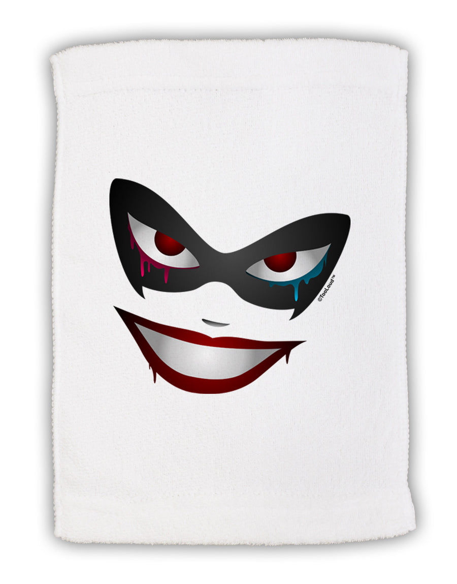 Lil Monster Mask Micro Terry Sport Towel 11 x 18 inches-TooLoud-White-Davson Sales