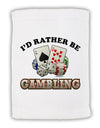 I'd Rather Be Gambling Micro Terry Sport Towel 11 x 18 inches-TooLoud-White-Davson Sales