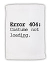 Error 404 Costume Distressed Micro Terry Sport Towel 11 x 18 inches-TooLoud-White-Davson Sales